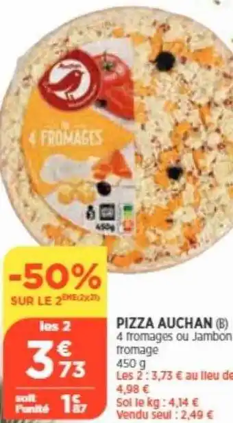 Bi1 Pizza auchan offre