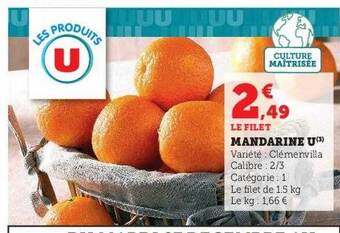 U Express Mandarine u offre