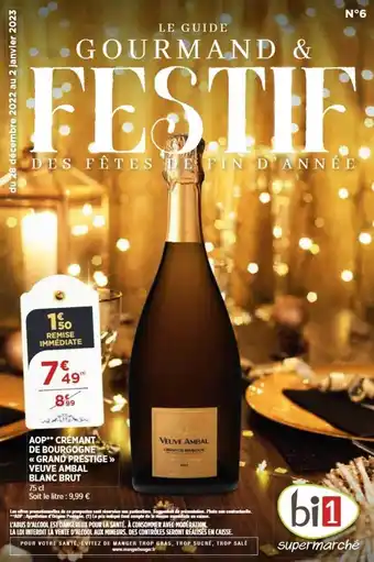 Bi1 Aop crémant de bourgogne offre