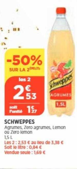 Bi1 Schweppes offre
