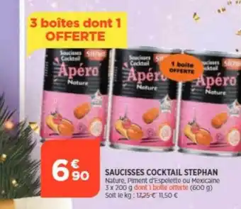 Bi1 Saucisses cocktail stephan offre