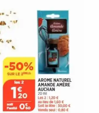 Bi1 Arôme naturel amande amère auchan offre