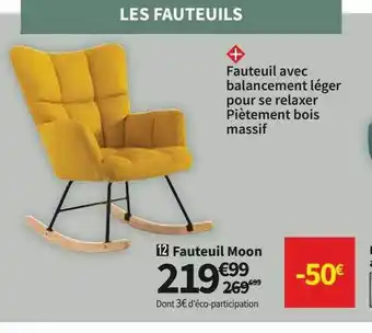 Conforama Fauteuil moon offre
