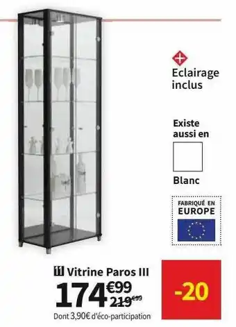 Conforama Vitrine paros iii offre