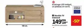 Conforama Meuble tv oakland offre