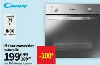 Conforama Candy four convection naturelle offre