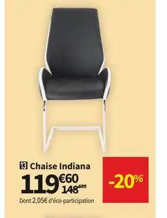 Conforama Chaise indiana offre