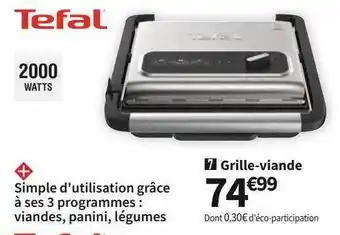 Conforama Tefal grille-viande offre