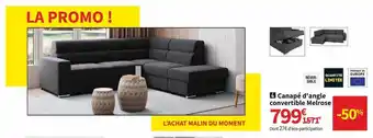 Conforama Canapé d'angle convertible melrose offre