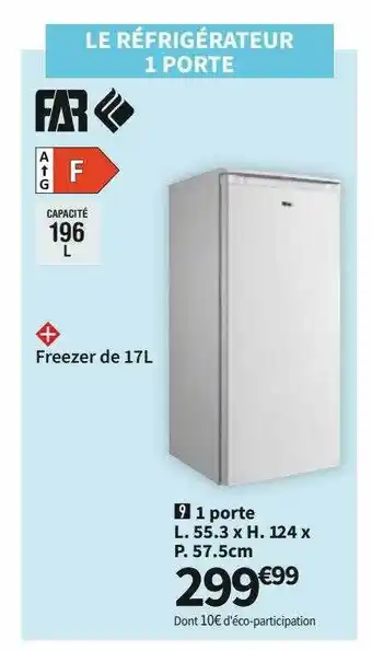 Conforama Far 1 porte offre