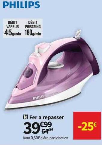 Conforama Philips fer a repasser offre