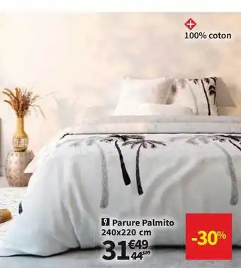 Conforama Parure palmito offre