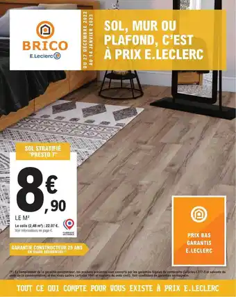 E.Leclerc Brico Sol stratifié offre