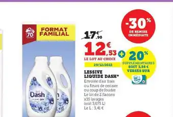 Lessive liquide dash