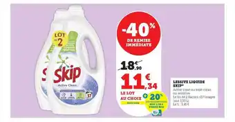 Hyper U Lessive liquide skip offre