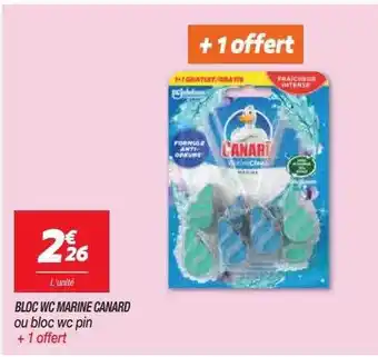 Netto Bloc wc marine canard offre