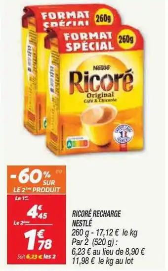 Netto Ricoré recharge nestlé offre