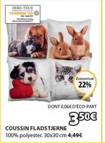 JYSK Coussin fladstjerne offre
