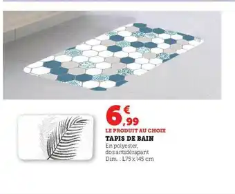 Hyper U Tapis de bain offre
