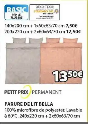 JYSK Parure de lit bella offre