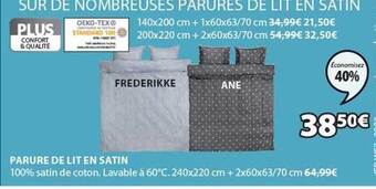 JYSK Parure de lit en satin offre