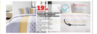 Hyper U Parure housse de couette offre