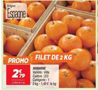 Netto Mandarine offre