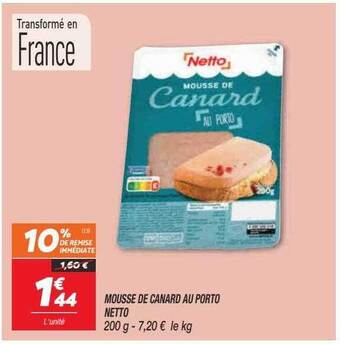 Netto Mousse de canard au porto netto offre