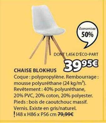 JYSK Chaise blokhus offre