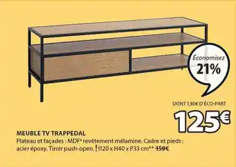 JYSK Meuble tv trappedal offre