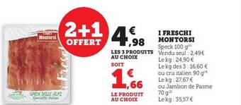 Super U I freschi montorsi offre
