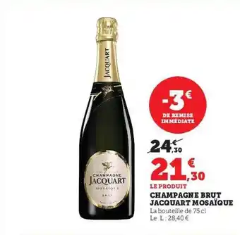 Champagne brut jacquart mosaïque