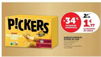 U Express Apéritifs surgelés pickers mccain offre