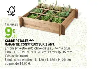 E.Leclerc Carré Potager offre