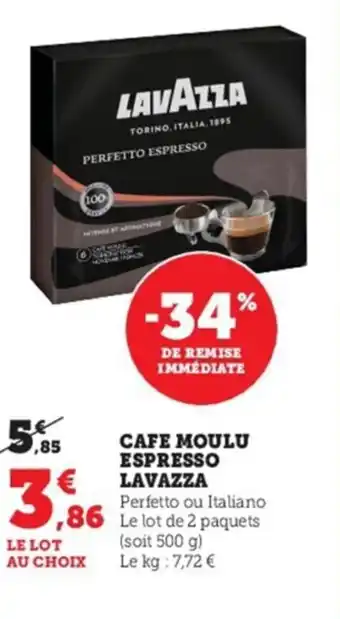 Cafe Moulu Espresso Lavazza