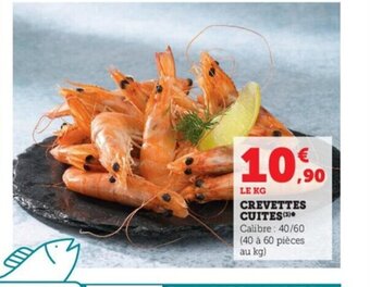 Super U Crevettes Cuites offre