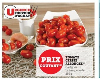 Super U Tomate Cerise Allongee offre