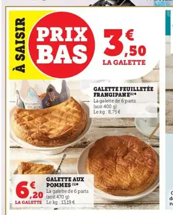 Super U Galette Aux Pommes offre