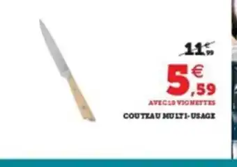 Super U Couteau Multi-Usage offre