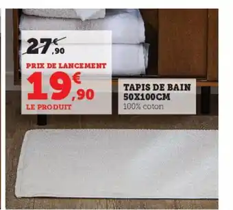 Hyper U Tapis De Bain 50x100 cm offre