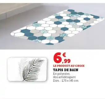 Hyper U Tapis De Bain offre