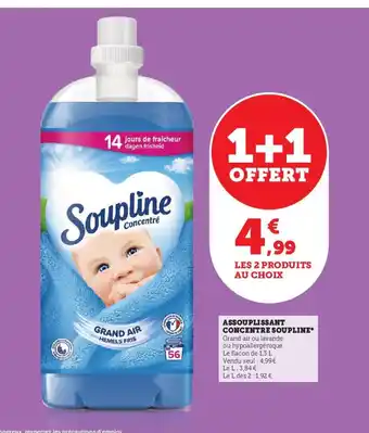 Hyper U Assouplissant Concentre Soupline offre
