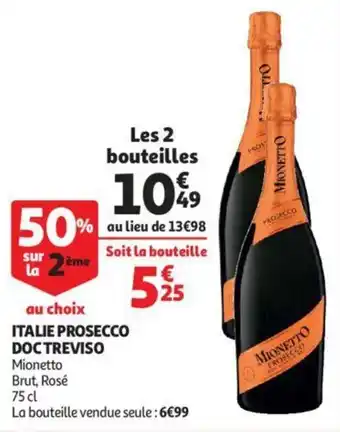 Auchan Italie prosecco doc treviso offre
