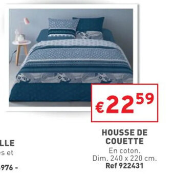 Trafic Housse de Couette offre