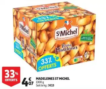 Auchan Madeleines et michel offre