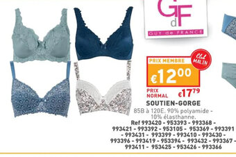 Trafic Soutien-Gorge offre