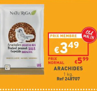 Trafic Arachides offre