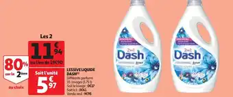 Auchan Lessive liquide dash offre