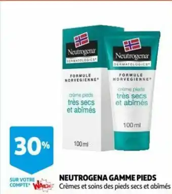Auchan Neutrogena gamme pieds offre