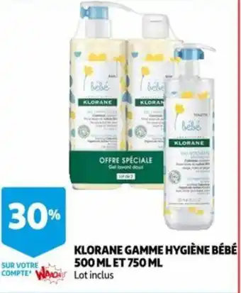 Auchan Klorane offre
